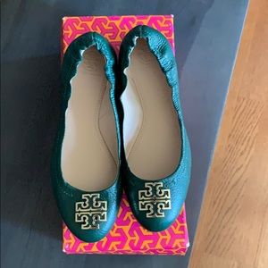 Like New Tory Burch Melinda Ballet Leather flats!